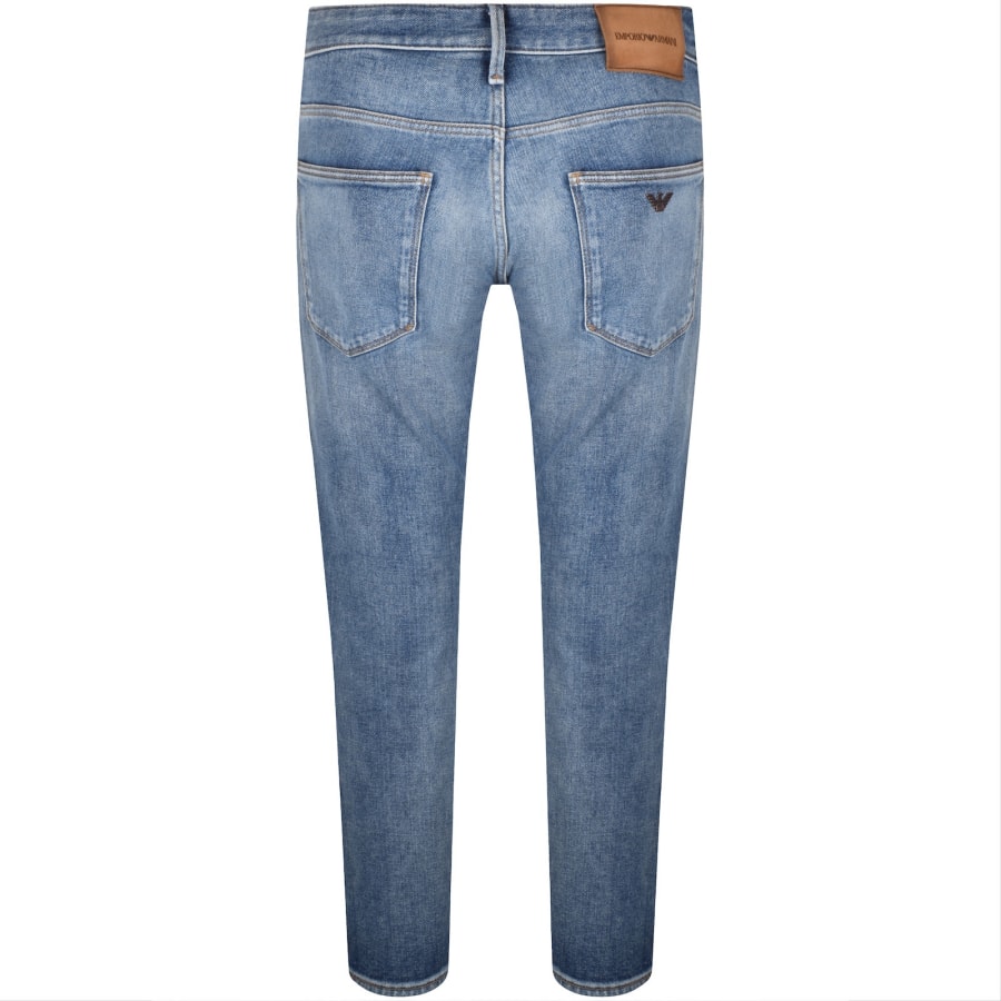 Image number 3 for Emporio Armani J06 Slim Fit Jeans Blue