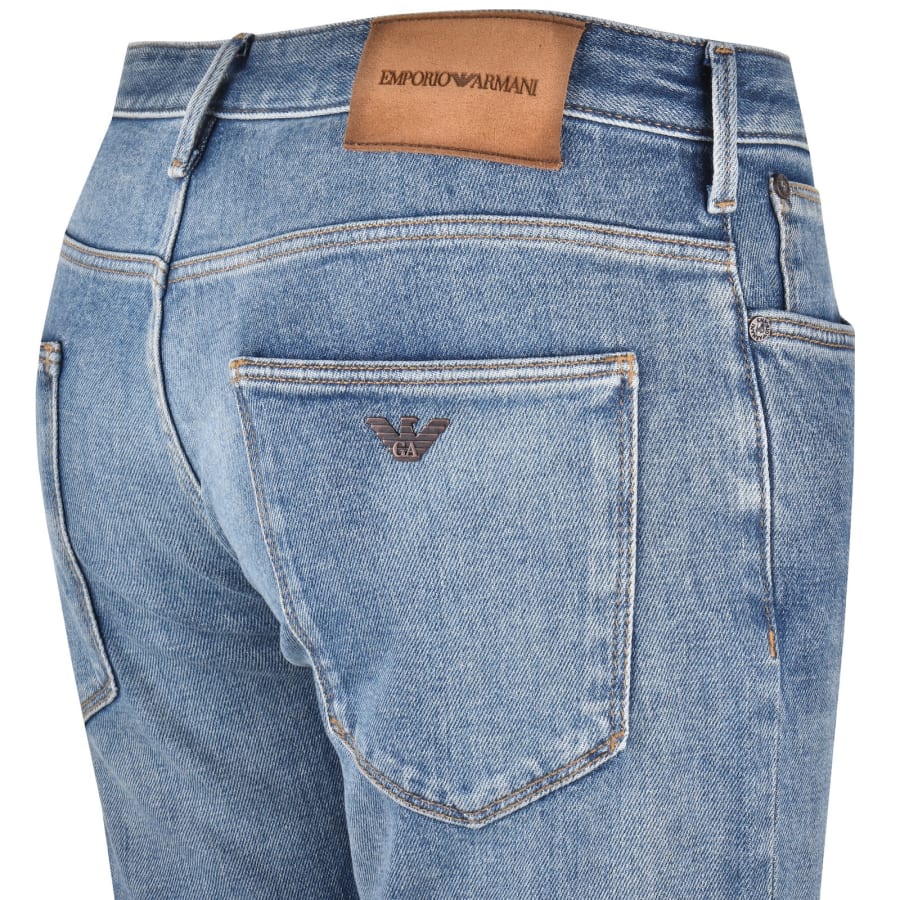 Image number 4 for Emporio Armani J06 Slim Fit Jeans Blue