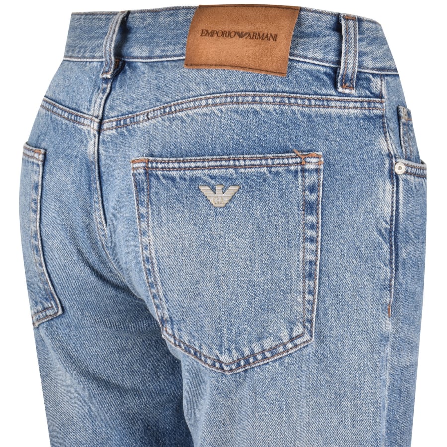 Image number 4 for Emporio Armani J113 Regular Fit Jeans Blue