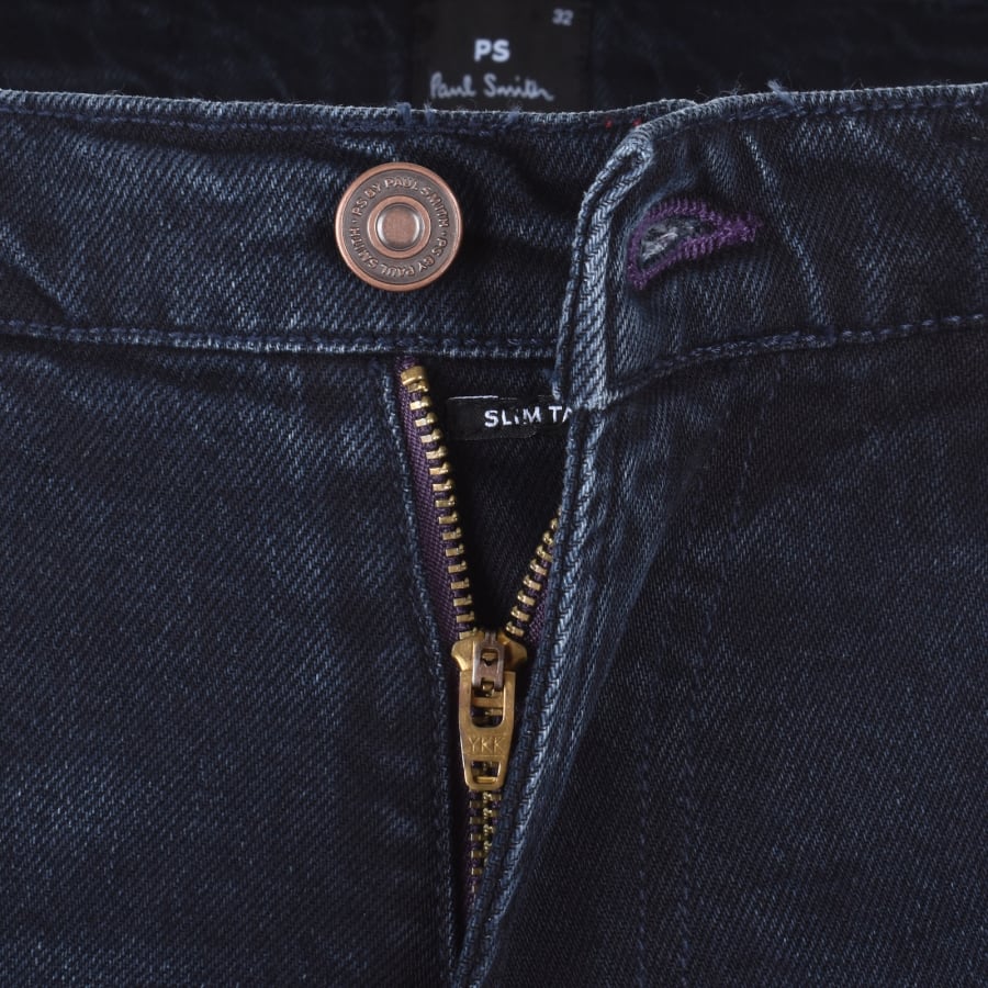 Image number 5 for Paul Smith Relaxed Tapered Jeans Blue