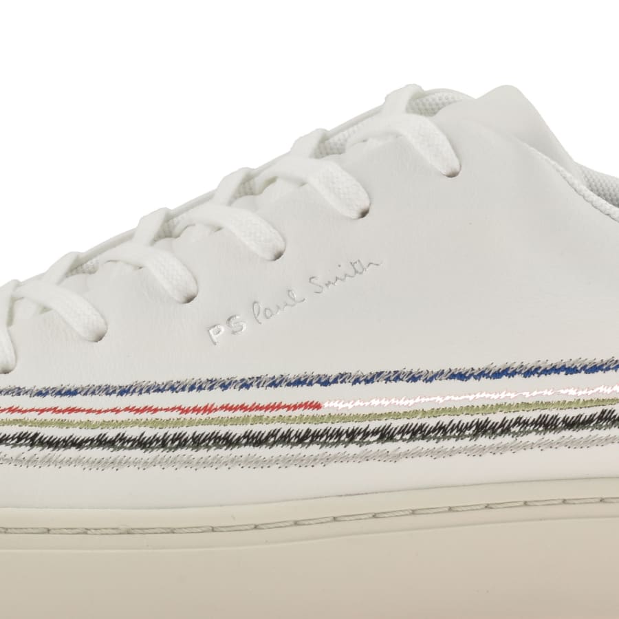 Image number 4 for Paul Smith Lee Leather Trainers Off White