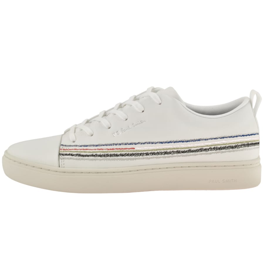 Image number 1 for Paul Smith Lee Leather Trainers Off White