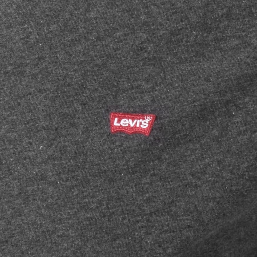 Image number 3 for Levis Original Crew Neck Logo T Shirt Grey
