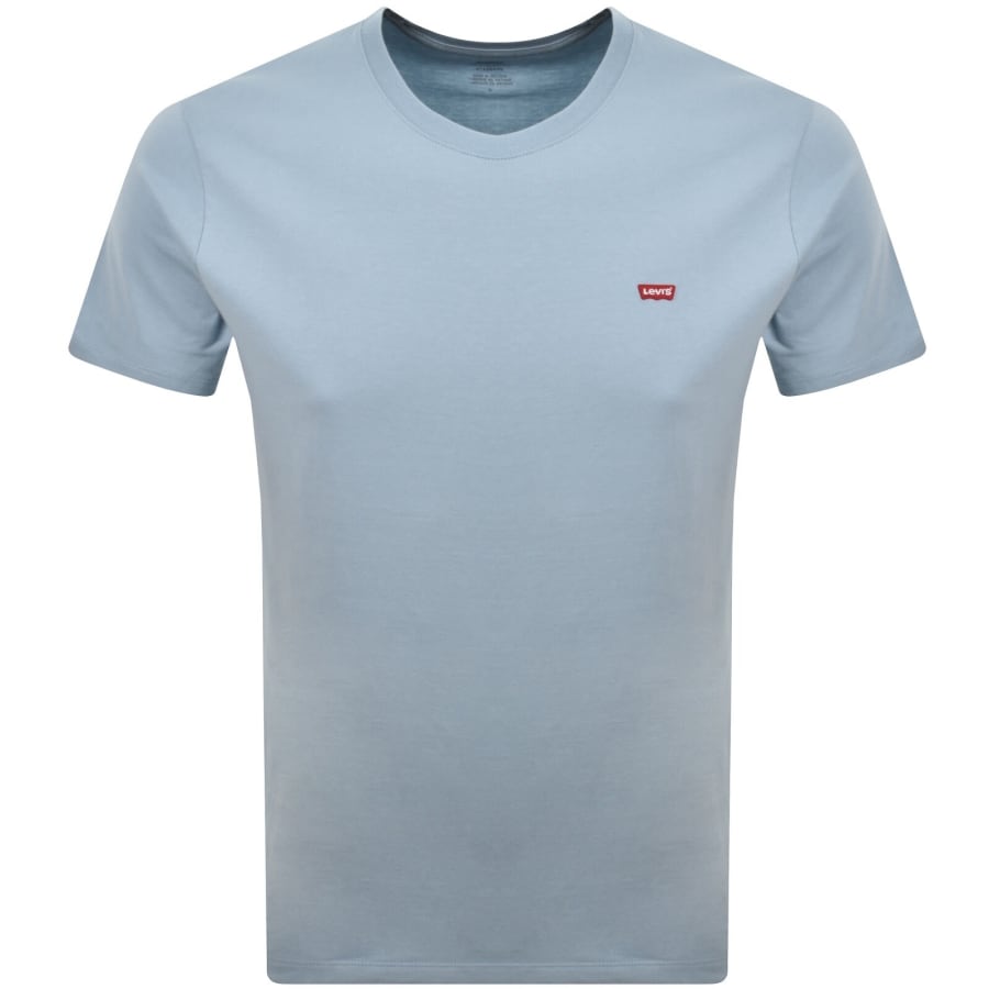 Image number 1 for Levis Stripe T Shirt Blue