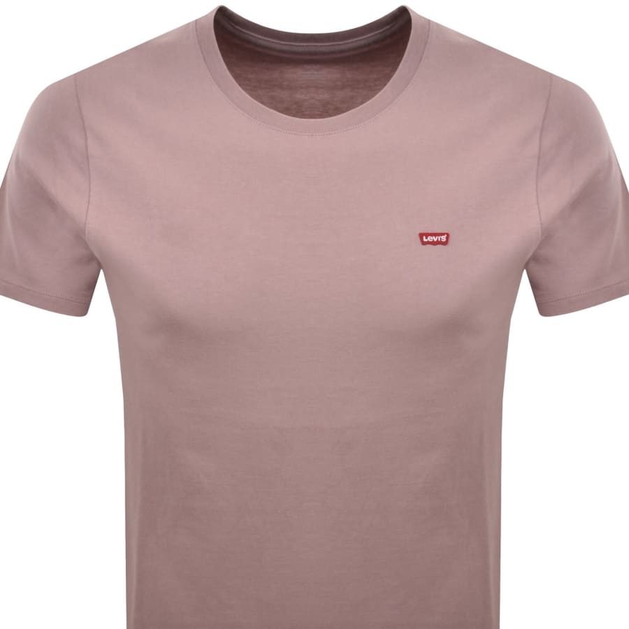 Image number 2 for Levis Stripe T Shirt Pink