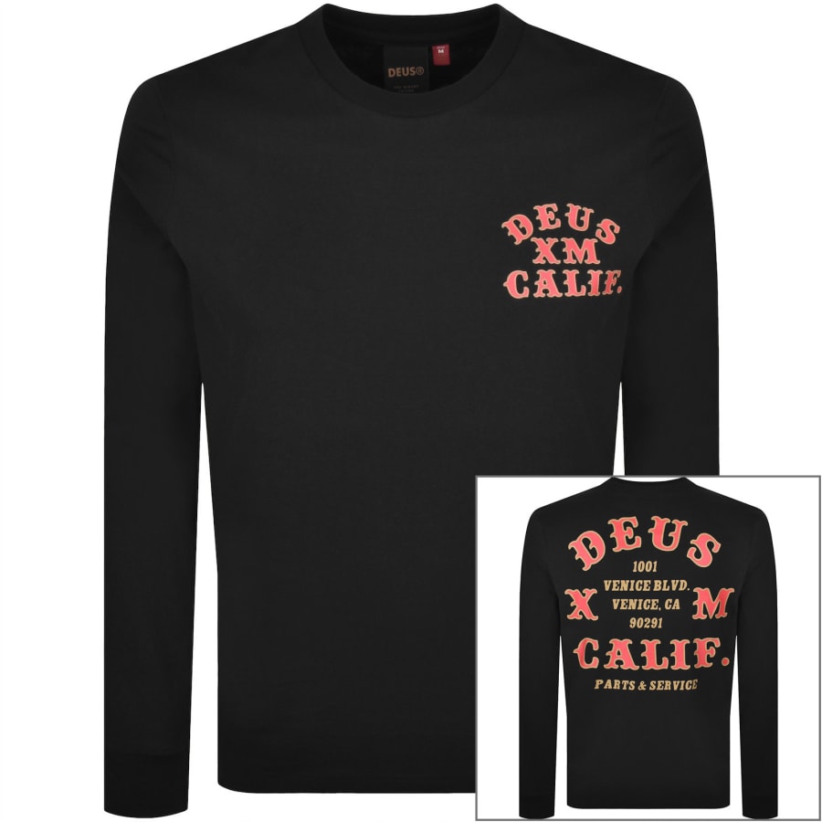 Image number 1 for Deus Ex Machina Long Sleeve T Shirt Black