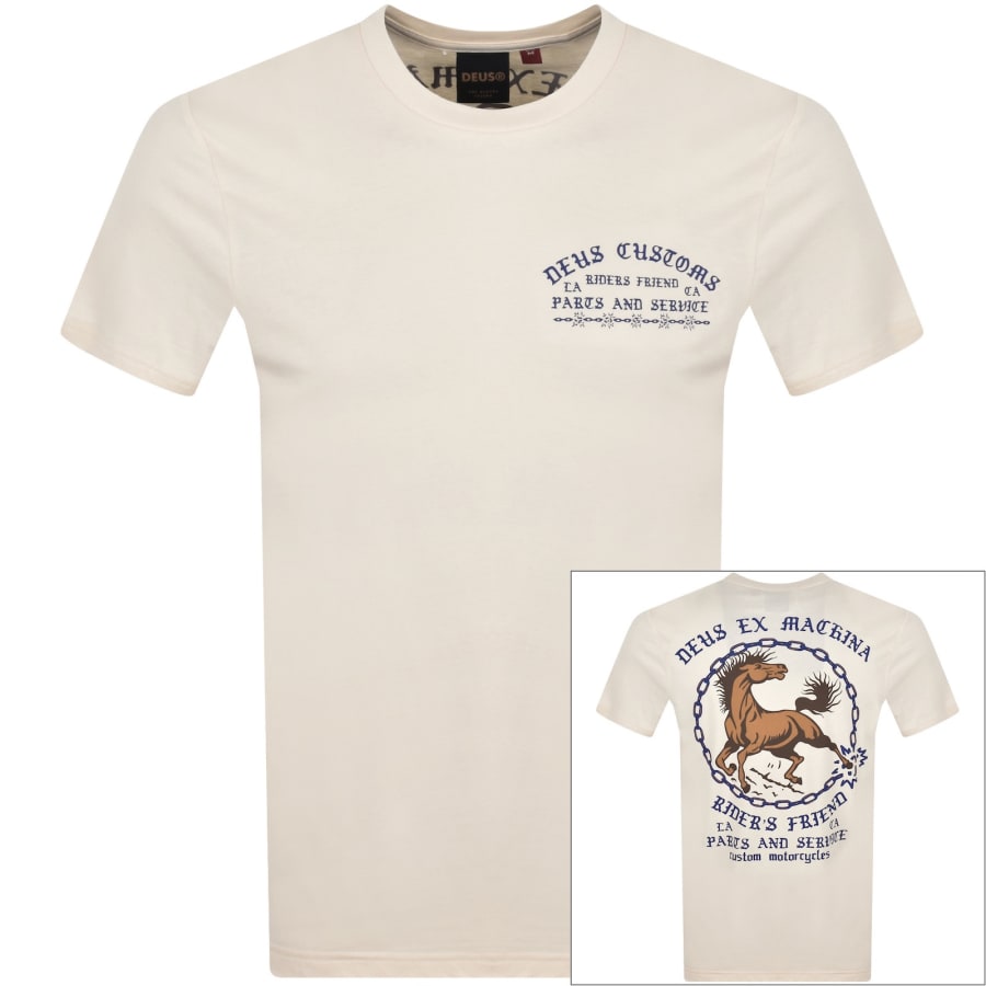Image number 1 for Deus Ex Machina Unchained T Shirt White