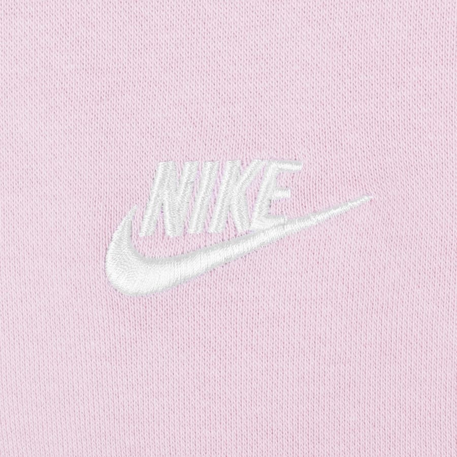 Image number 3 for Nike Crew Neck Club Sweatshirt Pink
