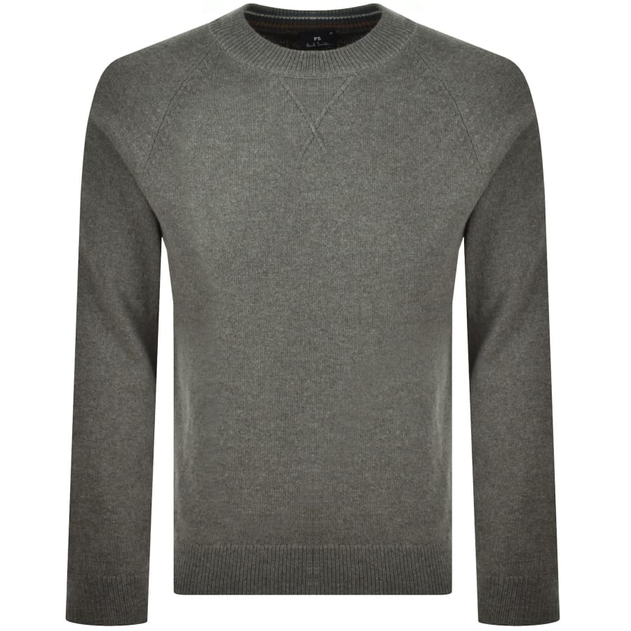 Image number 1 for Paul Smith Crew Neck Knit Jumper Green