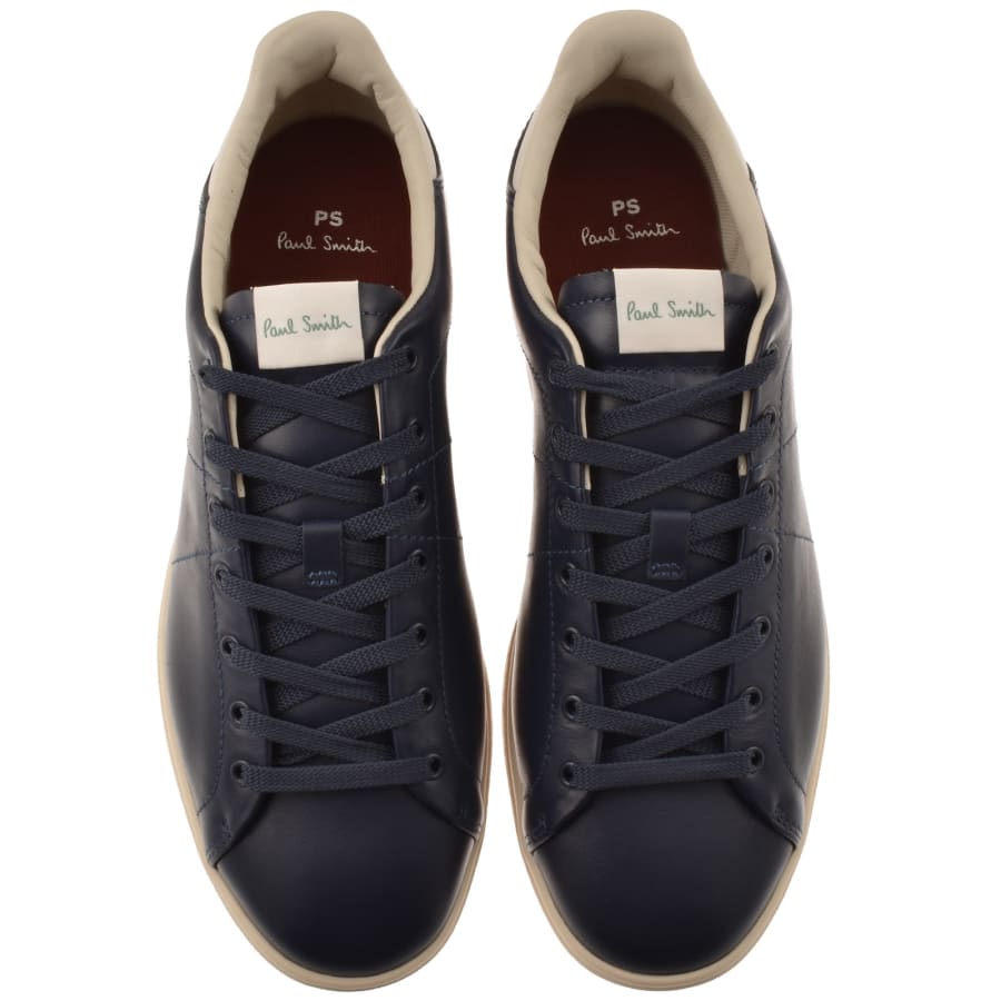 Image number 3 for Paul Smith Chip Trainers Navy