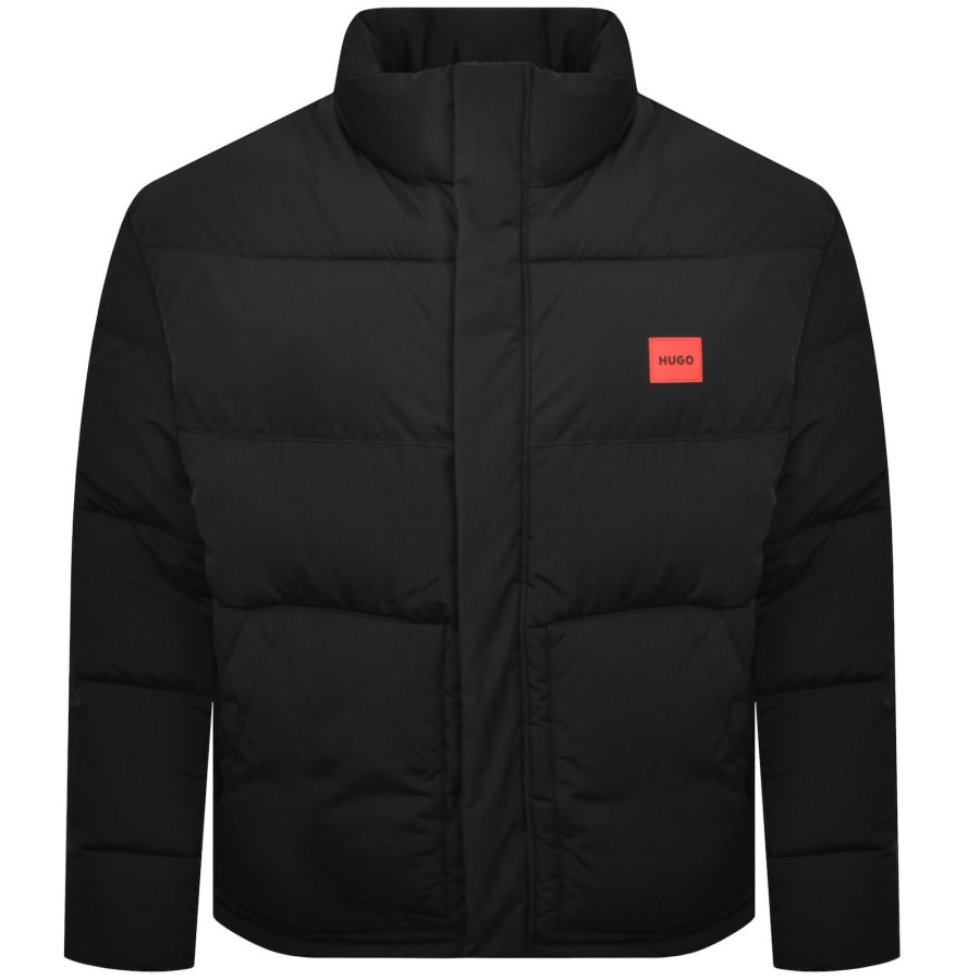 Image number 1 for HUGO Balto Padded Jacket Black