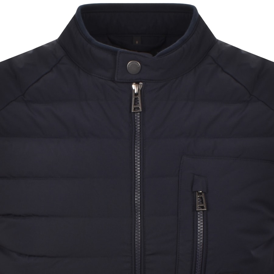 Image number 2 for Belstaff Chassis Padded Gilet Navy
