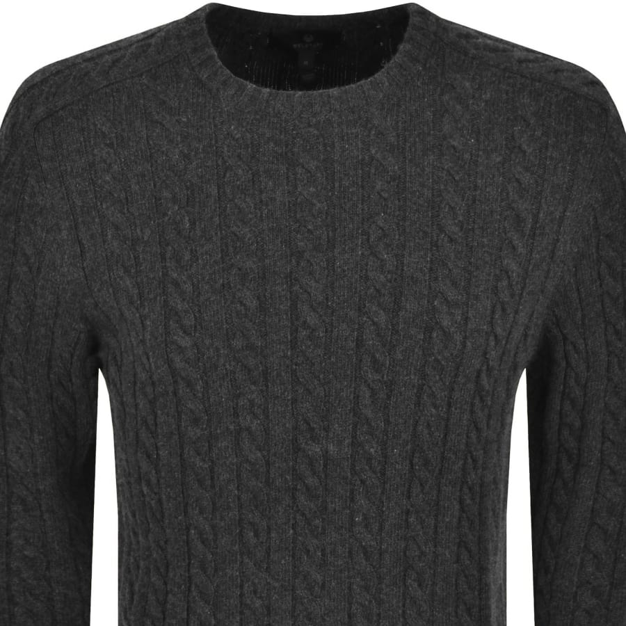 Image number 3 for Belstaff Westport Crewneck Jumper Grey