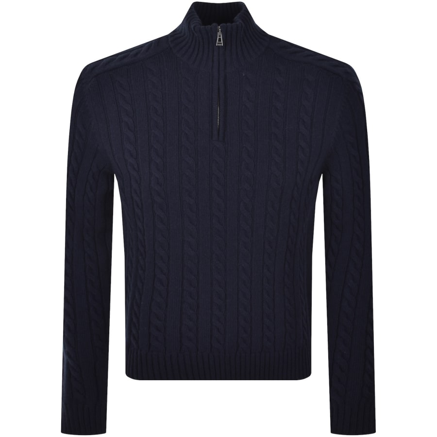 Image number 2 for Belstaff Westport Jumper Navy