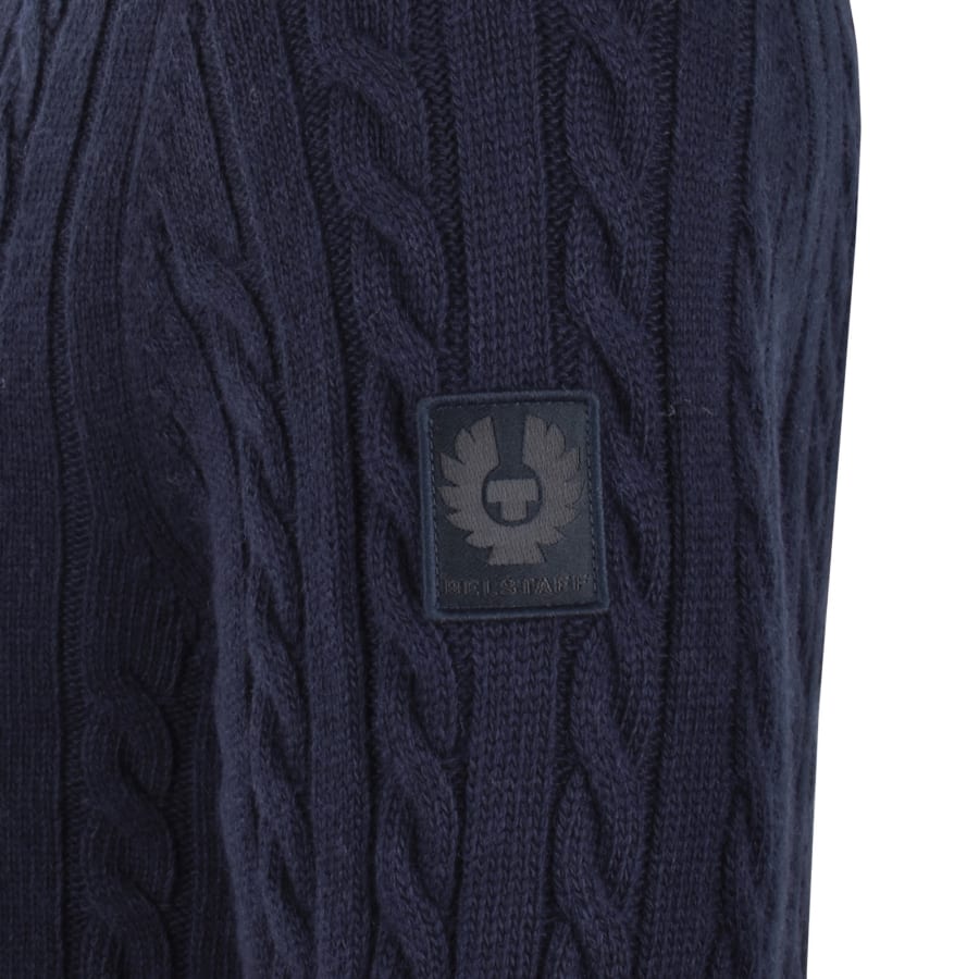 Image number 4 for Belstaff Westport Jumper Navy