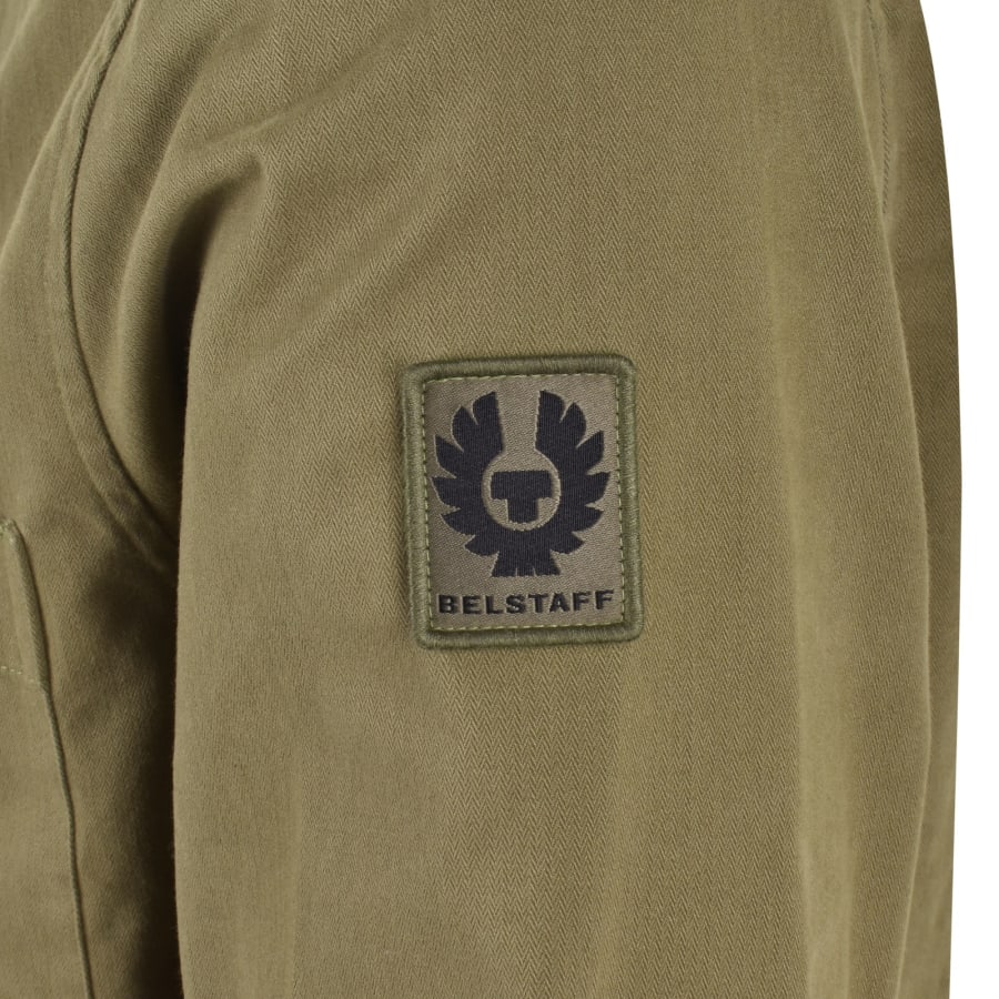 Image number 4 for Belstaff Outpost Long Sleeved Shirt Khaki