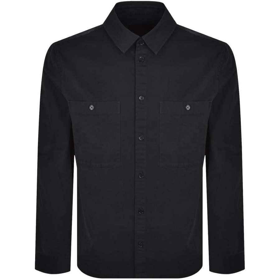 Image number 2 for Belstaff Outpost Long Sleeved Shirt Black
