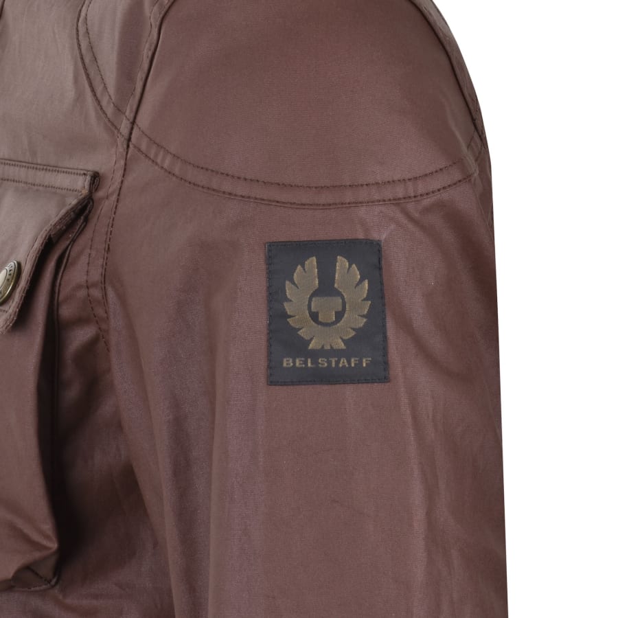 Image number 4 for Belstaff Racemaster Waxed Jacket Red