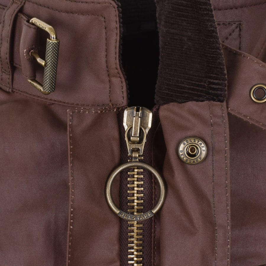 Image number 5 for Belstaff Racemaster Waxed Jacket Red