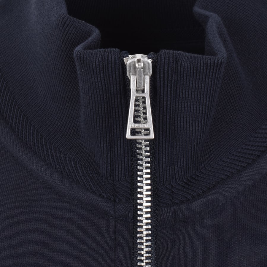 Image number 4 for Belstaff Full Zip Sweatshirt Navy