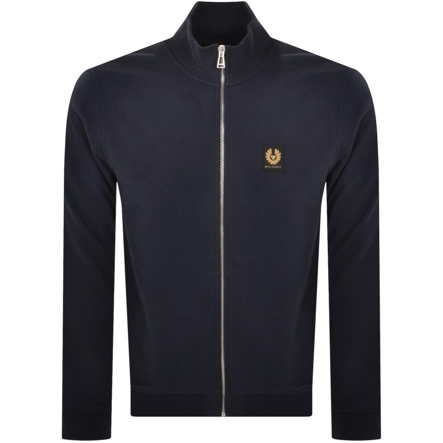 Image number 1 for Belstaff Full Zip Sweatshirt Navy