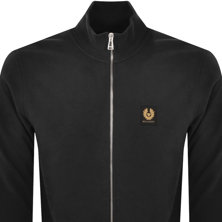 Image number 2 for Belstaff Full Zip Sweatshirt Black