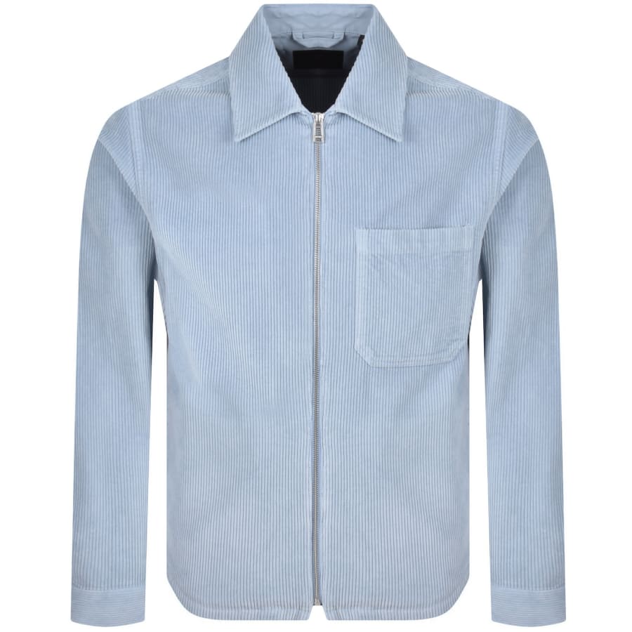 Image number 2 for Belstaff Value Cord Overshirt Blue