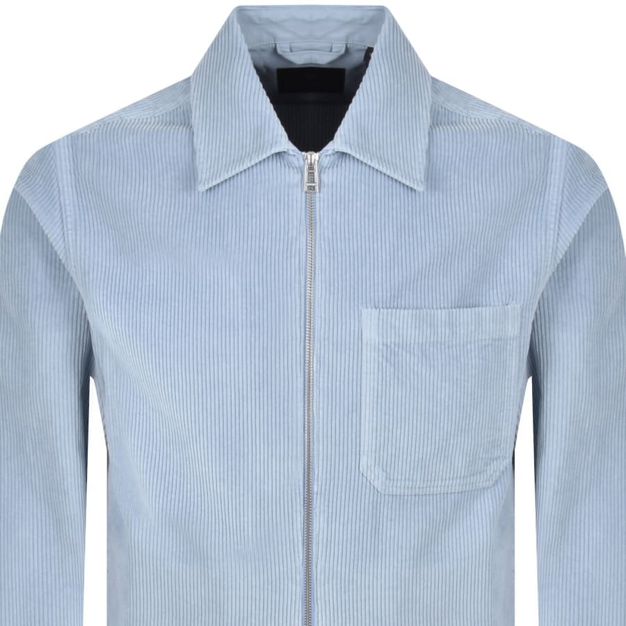 Image number 3 for Belstaff Value Cord Overshirt Blue