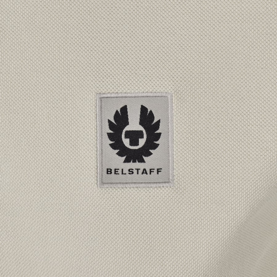 Image number 3 for Belstaff Logo Polo T Shirt Beige