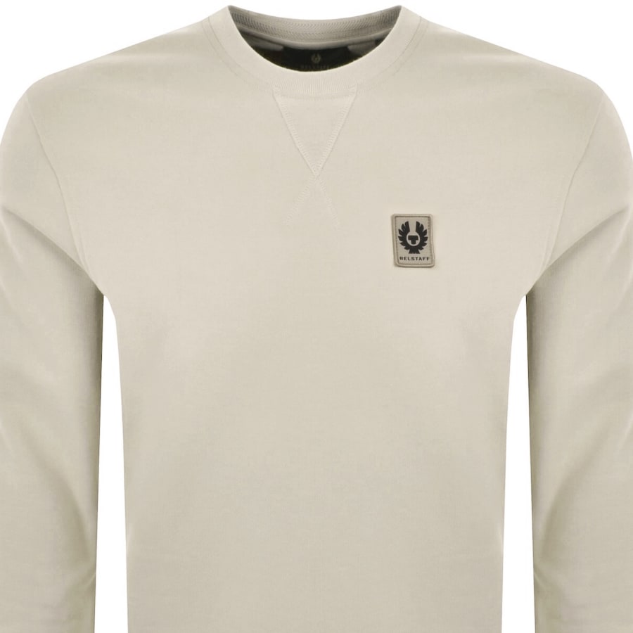 Image number 2 for Belstaff Logo Sweatshirt Beige