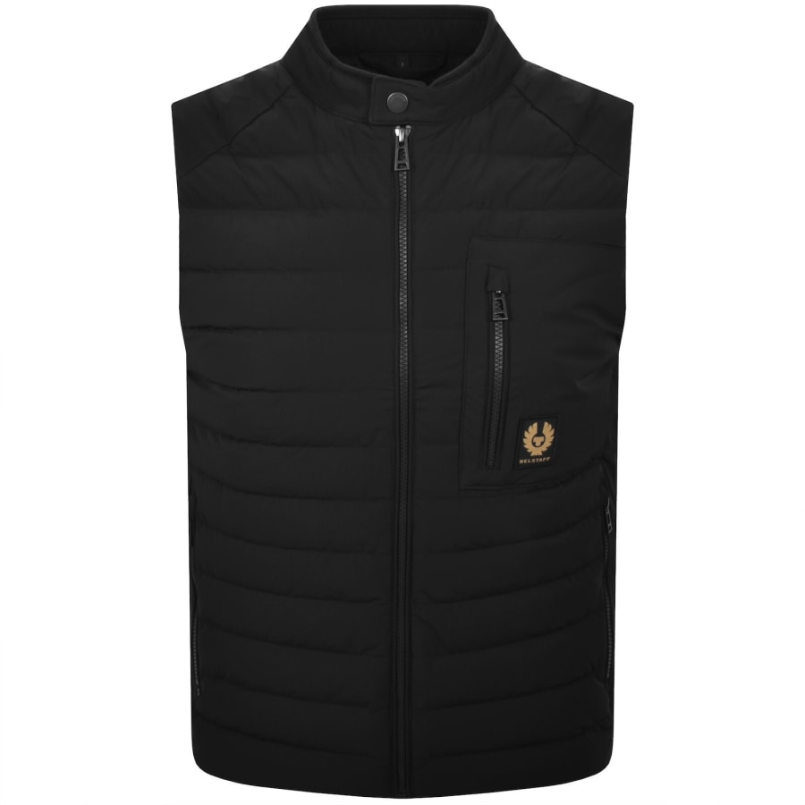 Image number 1 for Belstaff Chassis Padded Gilet Black