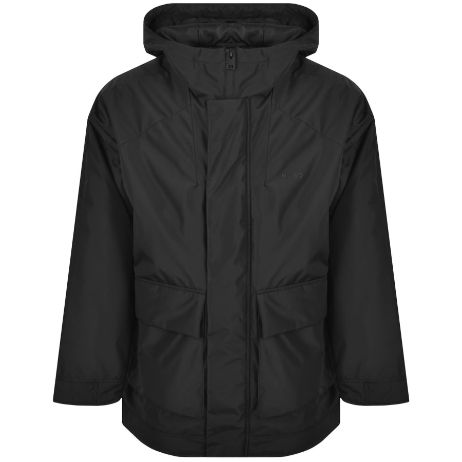 Image number 1 for HUGO Bezo Padded Jacket Black