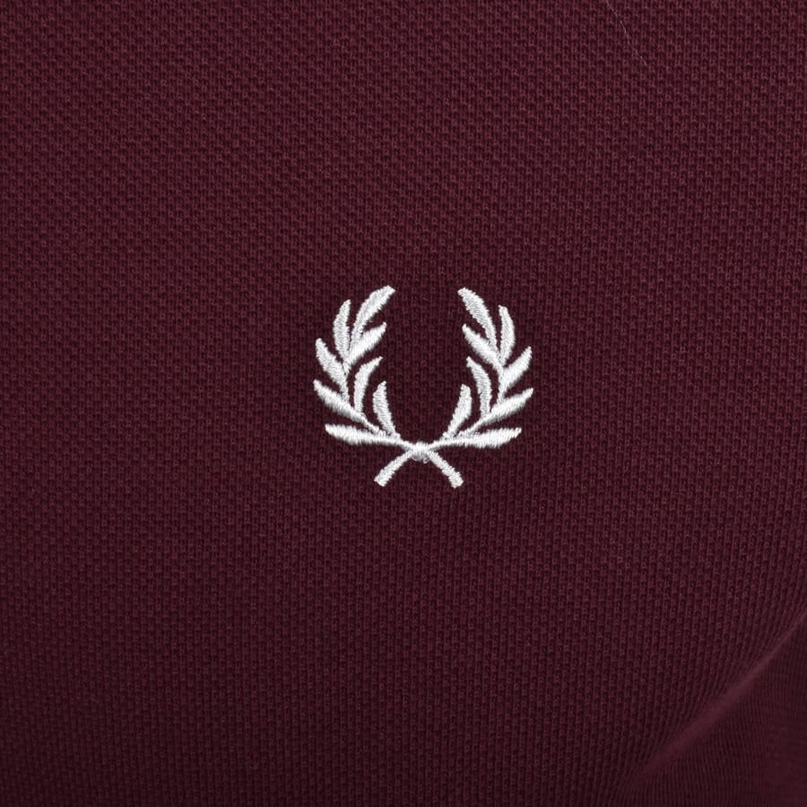 Image number 3 for Fred Perry Twin Tipped Polo T Shirt Red