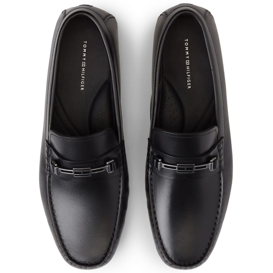 Image number 3 for Tommy Hilfiger Hardware Driver Shoes Black