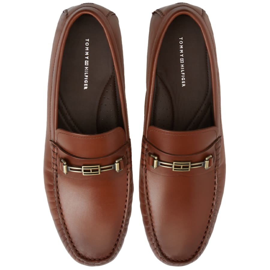 Image number 3 for Tommy Hilfiger Hardware Driver Shoes Brown