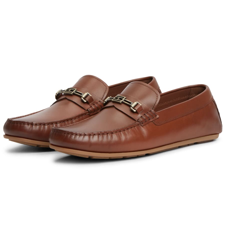 Image number 4 for Tommy Hilfiger Hardware Driver Shoes Brown