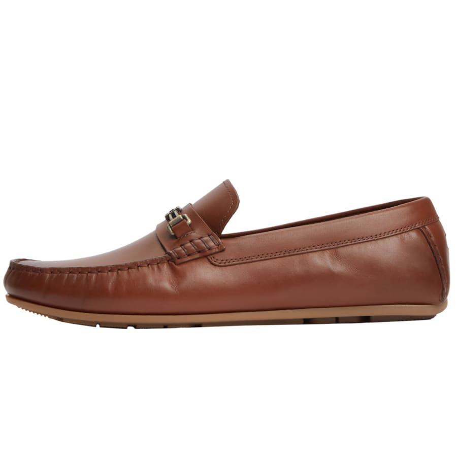 Image number 1 for Tommy Hilfiger Hardware Driver Shoes Brown
