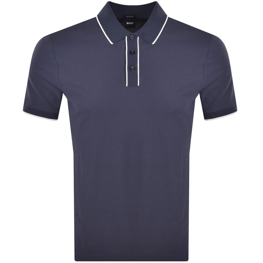 Image number 1 for BOSS H Parlay 81 Polo Blue