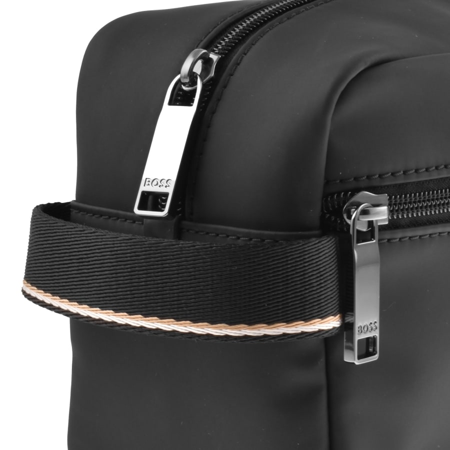 Image number 4 for BOSS Zeph Wash Bag Black