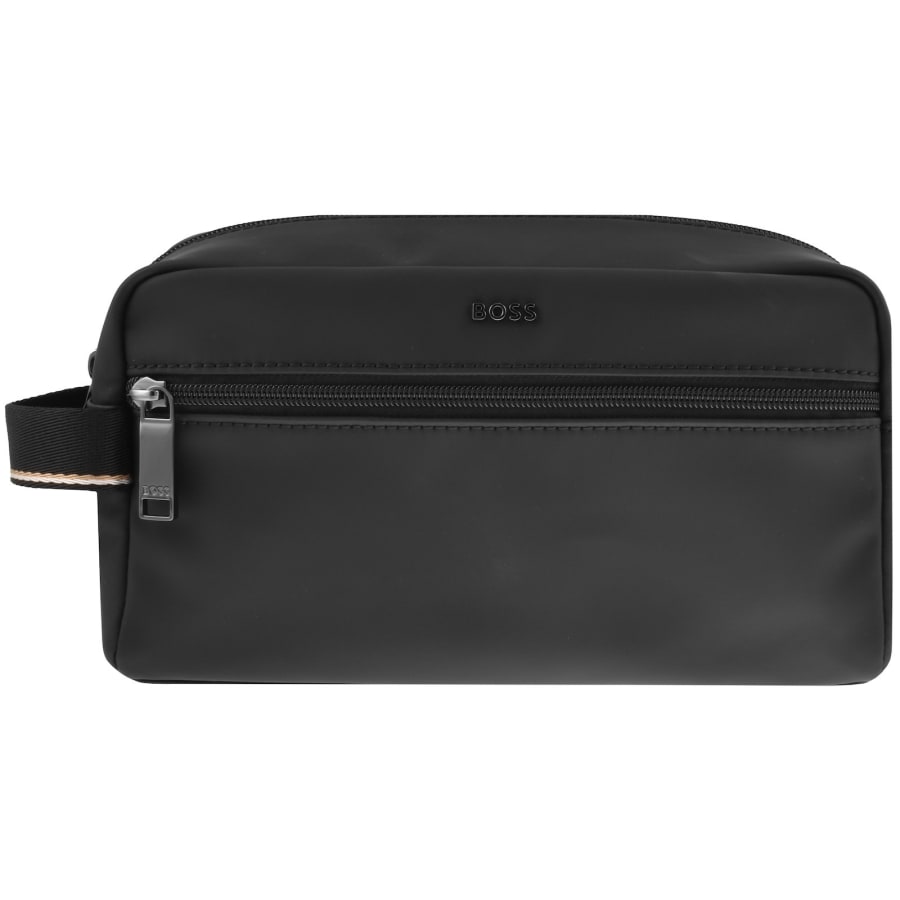 Image number 1 for BOSS Zeph Wash Bag Black