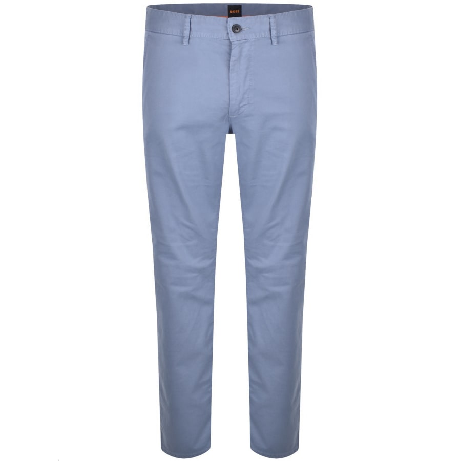 Image number 2 for BOSS Chino Slim Trousers Blue