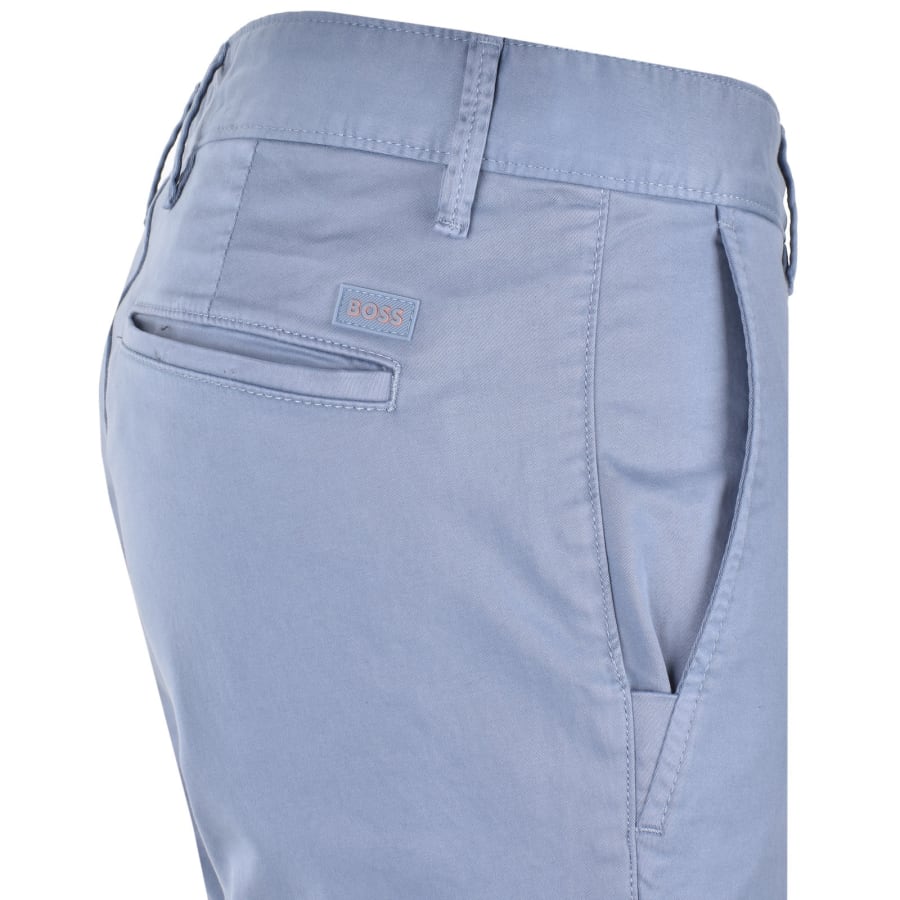 Image number 4 for BOSS Chino Slim Trousers Blue