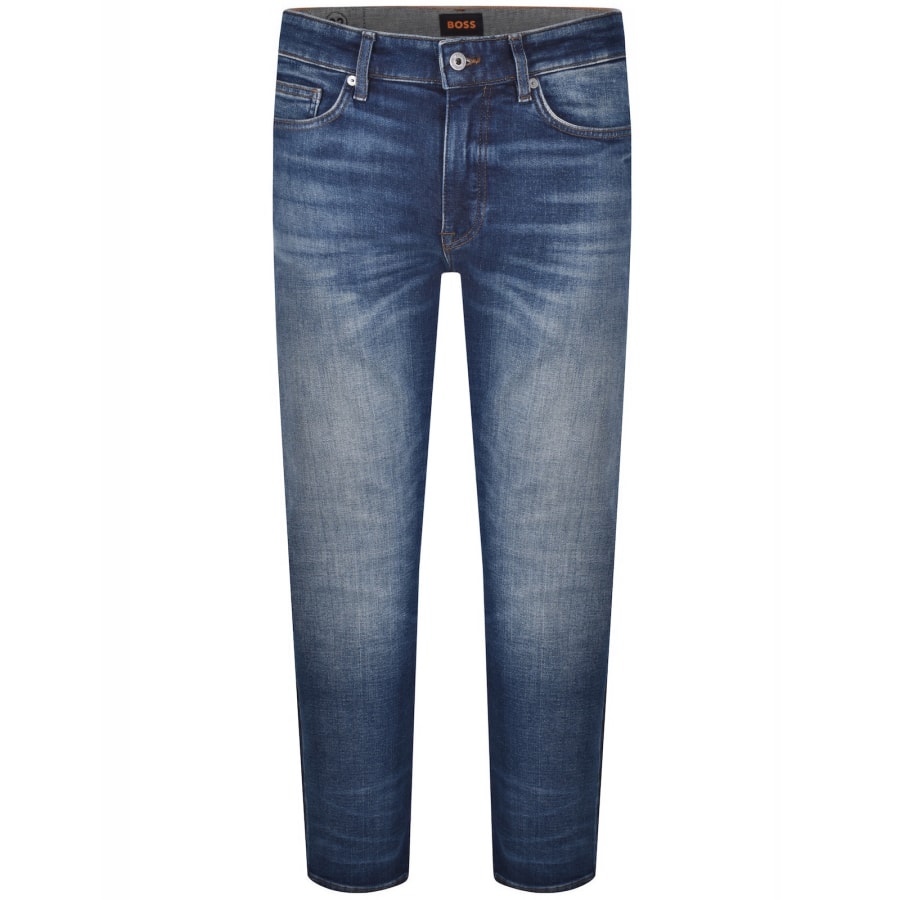 Image number 2 for BOSS Delaware Slim Fit Jeans Navy