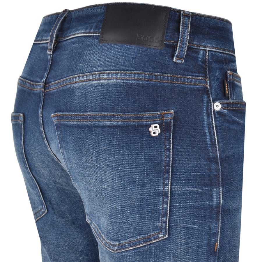 Image number 4 for BOSS Delaware Slim Fit Jeans Navy