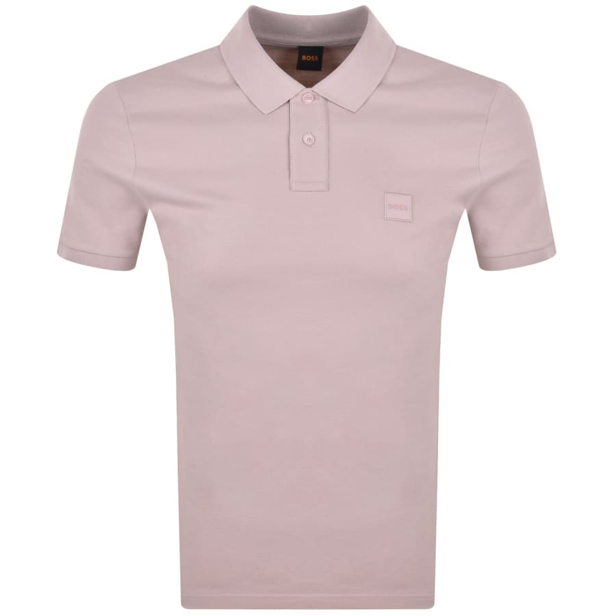 Image number 1 for BOSS Passenger Polo T Shirt Pink