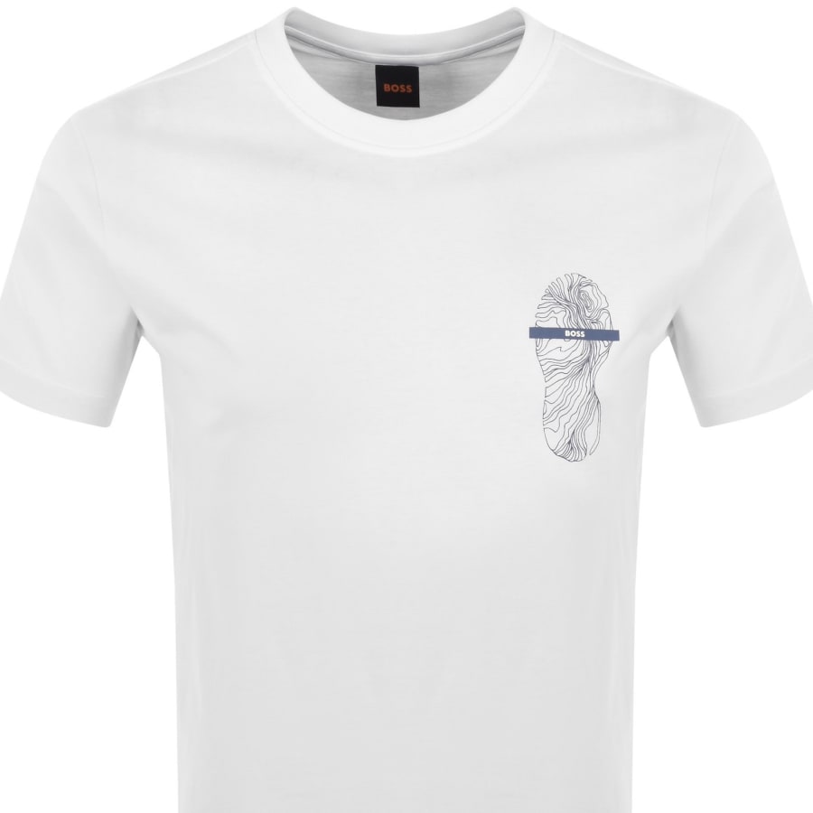 Image number 2 for BOSS TE Footprint T Shirt White