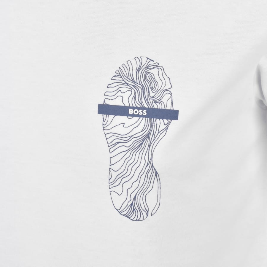 Image number 3 for BOSS TE Footprint T Shirt White