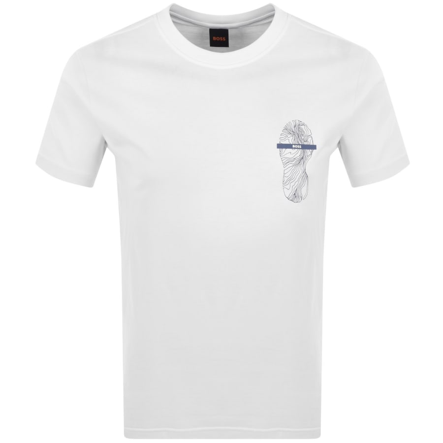 Image number 1 for BOSS TE Footprint T Shirt White