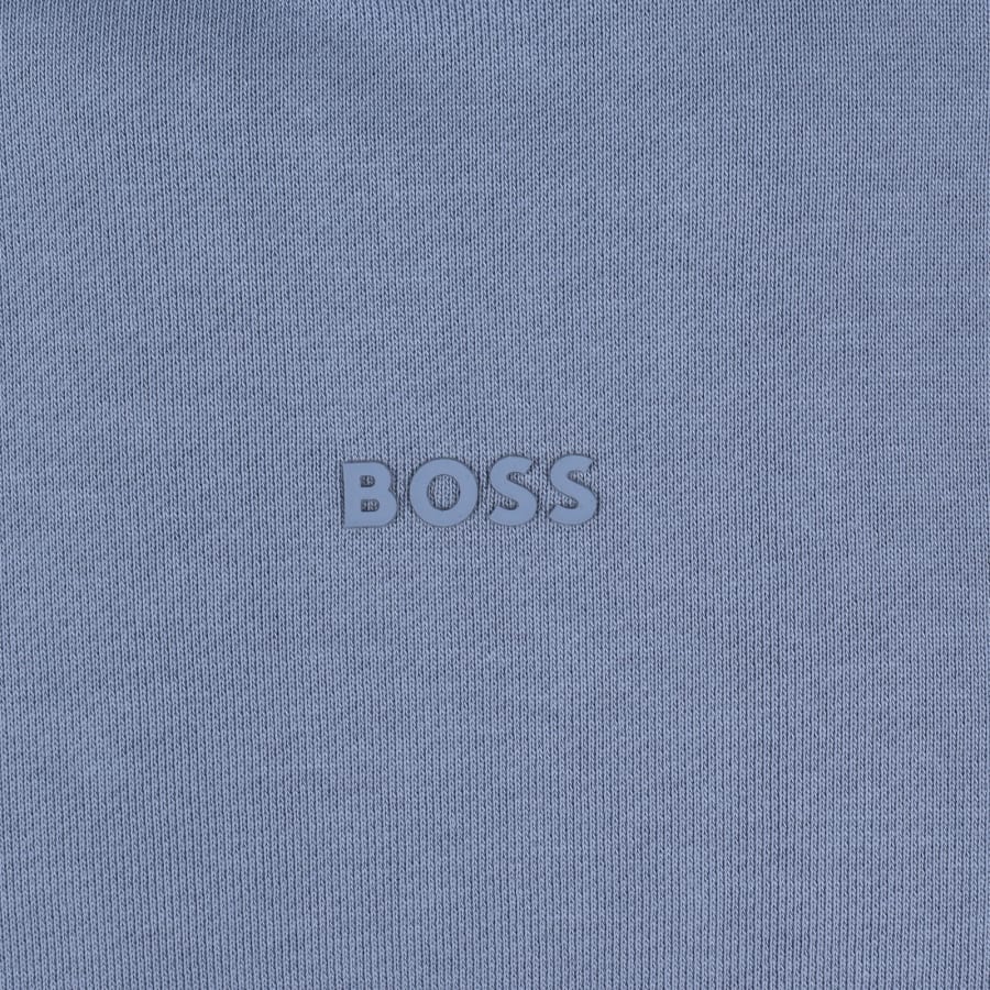 Image number 3 for BOSS Wetalk Pullover Hoodie Blue