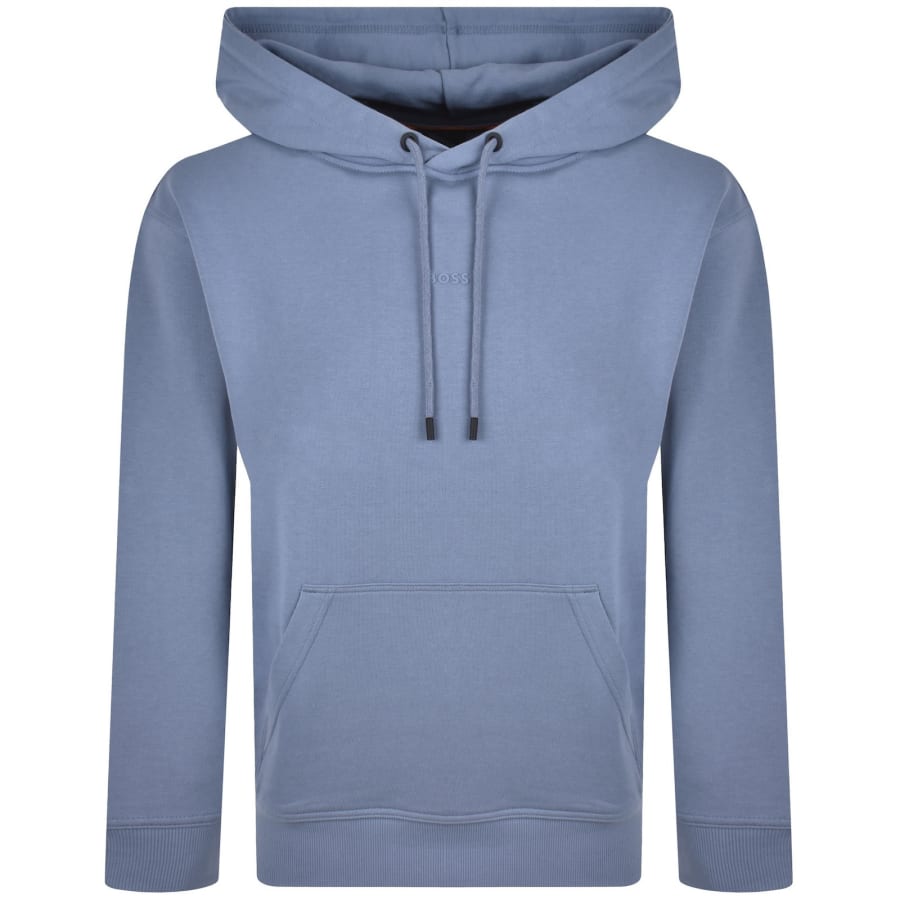 Image number 1 for BOSS Wetalk Pullover Hoodie Blue